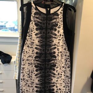 Reed black and white dress